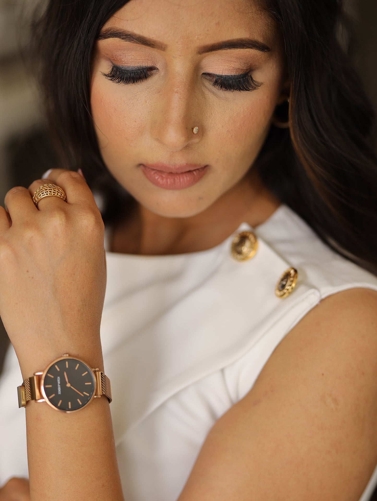 White Wrapover Top With Pants