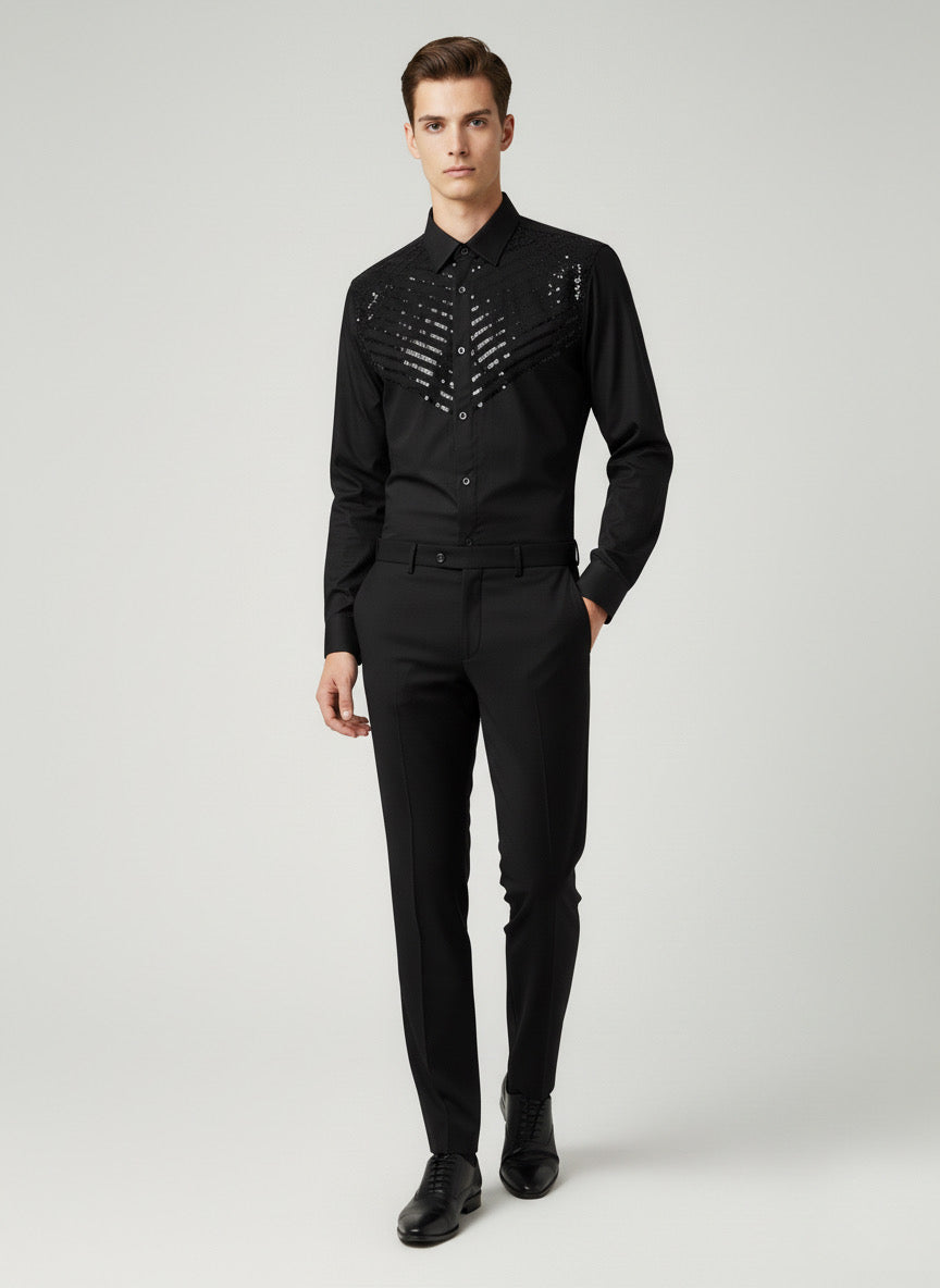 Black Piano Shirt