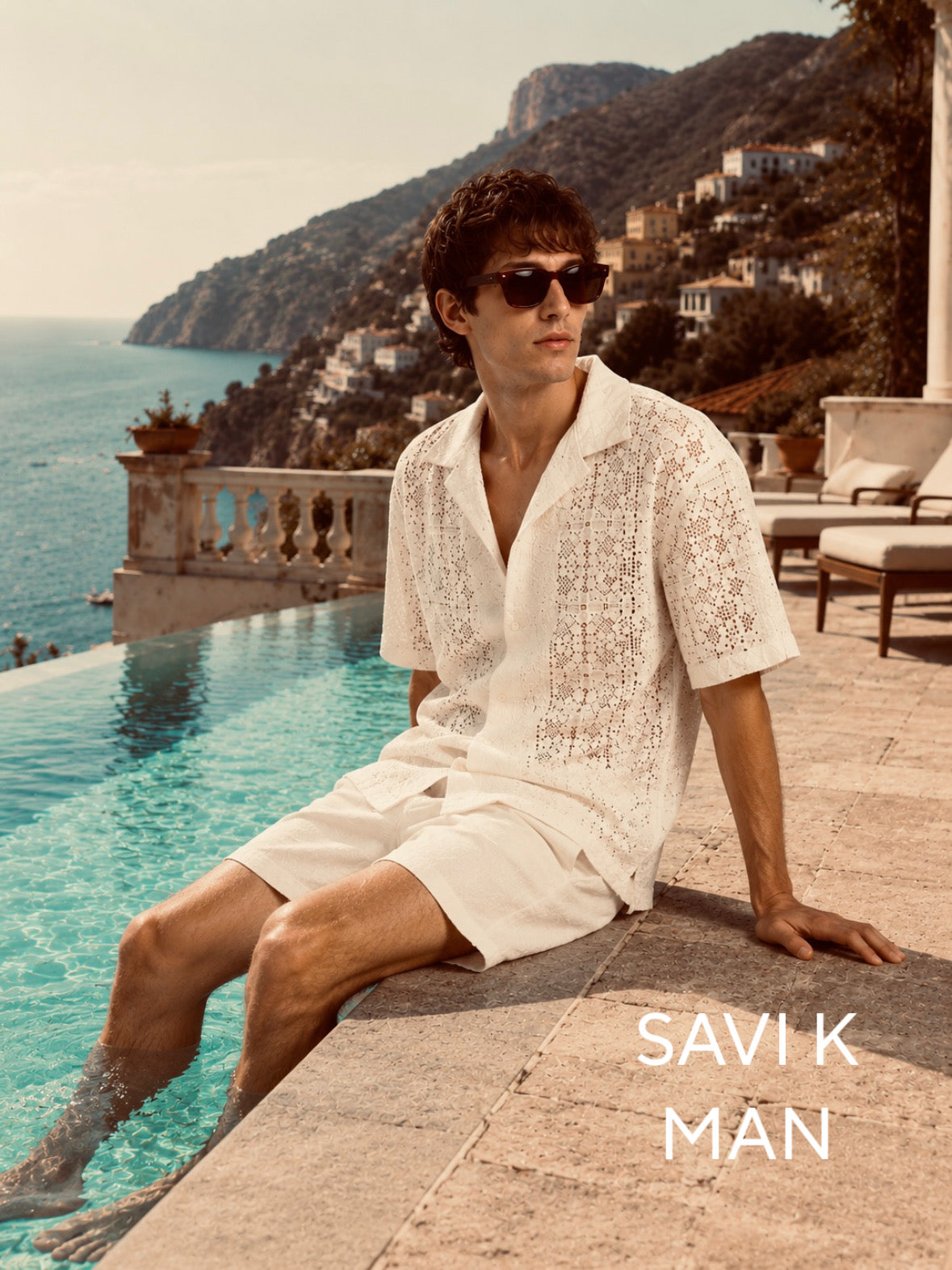 Sleek Crocket White Shirt