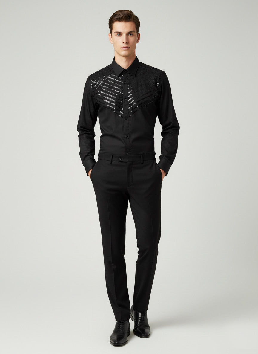 Black Piano Shirt