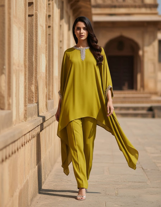 Lime Kaftan Cord